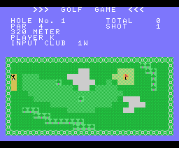 Golf Game (1983, MSX, ASCII Corporation)