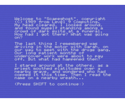 Scapeghost (1989, MSX, Level 9 Computing)