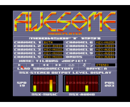 Awesome Compilation Disk #2 (1991, MSX2, Moonsoft)