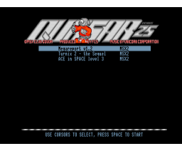 Quasar #25 (1993, MSX2, First Class Software, MSX Club Gouda, The Unicorn Corporation)