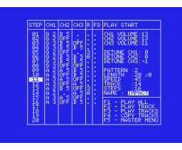 PSG Tracker (1993, MSX2, Flying Bytes)