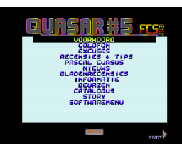 Quasar #05 (1991, MSX2, MSX Club Gouda)