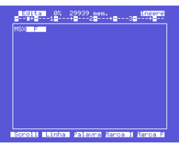 Editor de Textos (MSX, Gradiente)