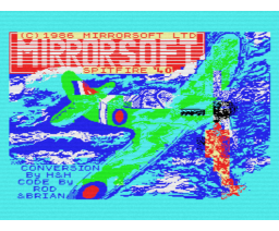 Spitfire '40 (1986, MSX, Mirrorsoft)