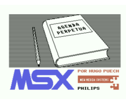 Agenda Perpetua (1986, MSX, Hugo Puech)