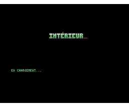 Intérieur (1985, MSX, Eric von Ascheberg)