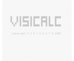 Visicalc (1985, MSX, VisioData)
