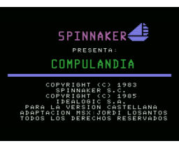 KinderComp (1985, MSX, Spinnaker Software Corporation)