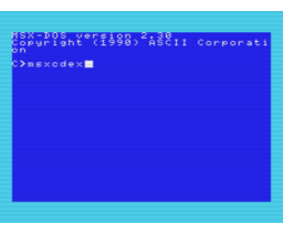 MSX CD Extension (1998, MSX2, Taro Kashiwazaki)