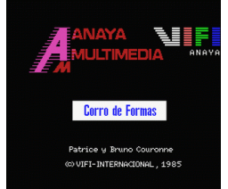 Corro de Formas (1985, MSX, Anaya Multimedia, Vifi International)