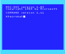 Acrobat 232 Ver. 1.04 (1996, MSX2, Aozakana)