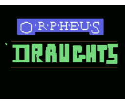 Draughts (1985, MSX, Orpheus)