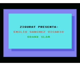Emilio Sánchez Vicario Grand Slam (1989, MSX, Zigurat)