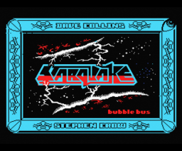 Starquake (1985, MSX, Bubble Bus)