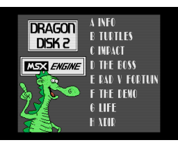 Dragon Disk #02 (1991, MSX2, MSX-Engine)