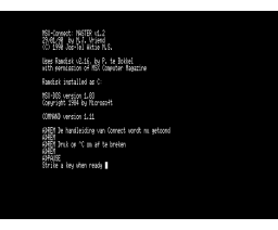 MSX-Connect (1990, MSX, M.J. (Ries) Vriend)