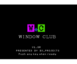 Window Club V1.8R (1995, Turbo-R, BX_Projects)