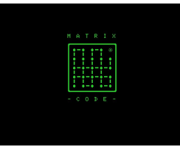 Matrix - Code - (2015, MSX, TPM.CO SOFT WORKS)