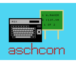 Woordmaker + Cijferend Vermenigvuldigen (1987, MSX, Aschcom)