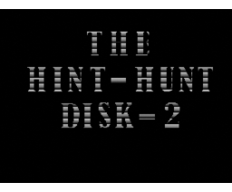 The Hint-Hunt Disk Nr. 2 (1991, MSX2, GOLD-SOFT Enterprises)