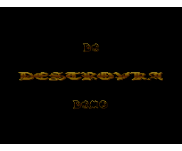 Destroyka demo (1993, MSX2, Soksoft)
