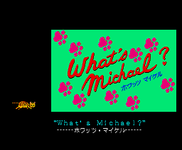 What's Michael? (1989, MSX2, Microcabin) | Releases | Generation MSX