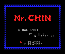 Mr. Chin (1984, MSX, HAL Laboratory)