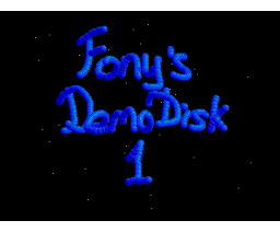 Fony Demodisk #1 (1991, MSX2, Fony)