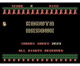 Kobuta Rescue (2023, MSX, aburi6800)