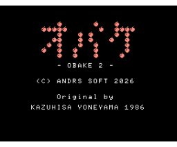 Obake 2 (2026, MSX, Andrs MC)