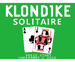 Klondike Solitaire (2021, MSX, Under4Mhz)