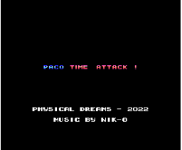 Paco Time Attack (2022, MSX, Physical Dreams)