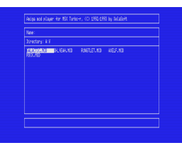 Amiga MOD Player (1993, Turbo-R, Xelasoft)