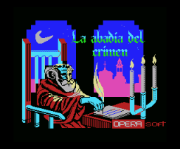 La Abadí­a del Crimen (1988, MSX, Opera Soft)