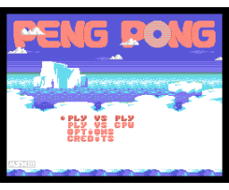 Peng Pong (2025, MSX, Pixel Phenix)
