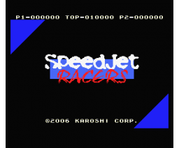 Speedjet Racers (2006, MSX, Karoshi)