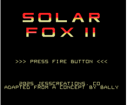 Solar Fox 2: Space Evaders (2025, MSX, JessCreations)