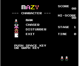 Mazy (2025, MSX2, Inufuto)
