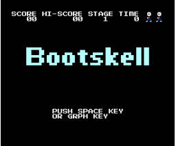 Bootskell (2024, MSX2, Inufuto)