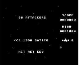 98 Attackers (1990, MSX2, Satico)