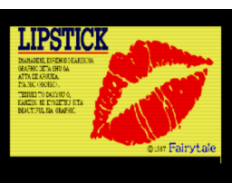 Lipstick #5 Stewardess Edition (1988, MSX2, Jast)