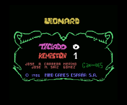 King Leonard (1986, MSX, Mind Games España)