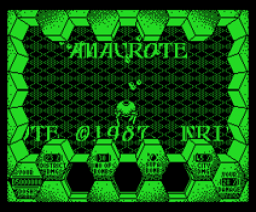 Amaurote (1987, MSX, Binary Design, Ltd)