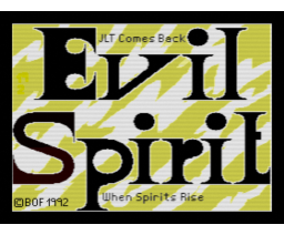 Evil Spirit (1992, MSX2, BOF)