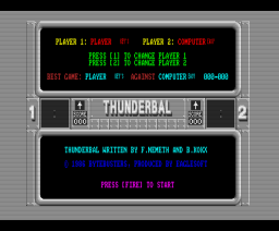 Thunderbal (1986, MSX2, The Bytebusters)
