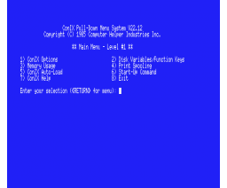 ConIX (1986, MSX2, Computer Helper Industries)