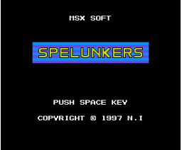 Spelunkers (1997, MSX2, N.I)