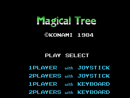 Magical Tree (1984, MSX, Konami) | Releases | Generation MSX