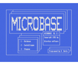 Microbase (1991, MSX2, Microtac Software)