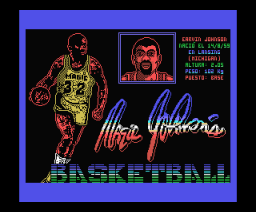 Magic Johnson's Basketball (1990, MSX, Melbourne House)